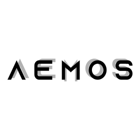 AEMOS Black and Gray Logo