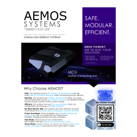 AEMOS Sales Sheet